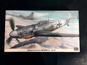 Hasegawa Messerschmitt Bf109G-6 JG53 1/48 Scale Model Kit 1999 Japan Sealed - Picture 1 of 4
