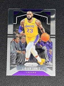 2019-20 Panini Prizm LEBRON JAMES Base 1st Prizm LAKERS Card #129 - Picture 1 of 2