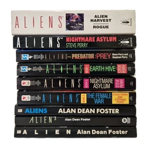 Alien & Aliens Bundle x 9 PB Books Alan Dean Foster, Aliens Vs Predator, Alien3 - Imagen 1 de 20