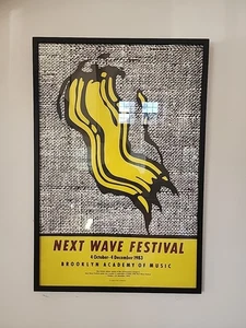 Periode Original 1983 Roy Lichtenstein Lithographie Poster Druck Gemälde 36 x 24 - Bild 1 von 11