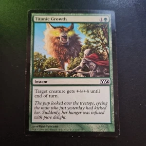 Magic the Gathering MTG Titanic Growth (195) Magic 2013   LP TCG CCG - Picture 1 of 6