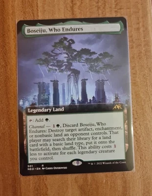 MTG Boseiju, Who Endures - Extended- ENG - Non-Foil - NM - Kamigawa Neon Dynasty - Bild 1 von 2