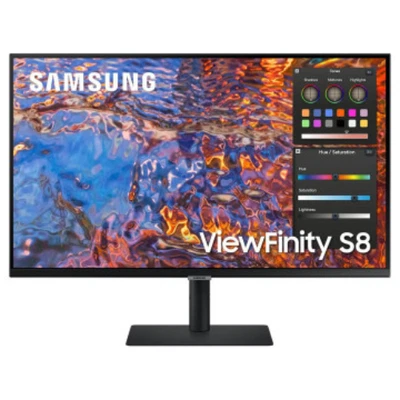 Samsung 27" Viewfinity S8 IPS 4K UHD 60Hz 5ms Monitor 16:9 1:1000 S27B800PXP - Image 1 of 3