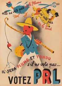 Original Poster - Foro - Votez PRL - Political Party - France - Vote - 1947 - Picture 1 of 5