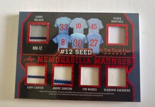2022 Leaf In The Game Used Sports Memorabilia Madness Cardinals & Expos 21/30