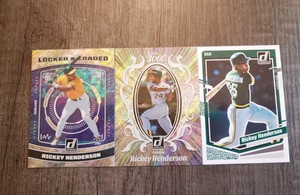 2023 Donruss Rickey Henderson Locked & Loaded Rapture Card #LL6 Athletics +2