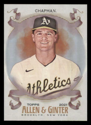 2021 Topps Allen and Ginter Silver #56 Matt Chapman - Image 1 of 2