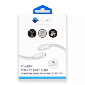 6FT USB-C to USB-C Cable Male Type-C Cable Cord Fast Charger Charging Data Sync - Picture 1 of 3