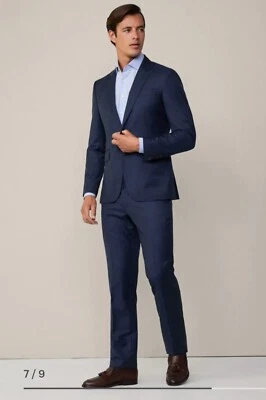 Traje Hackett con sutil Príncipe de Gales.Americana alla 36 y pantalón talla 30. - Imagen 1 de 4