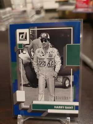 2023 Donruss Racing Harry Gant Blue Border Parallel /199 - Image 1 of 2