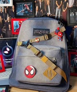 marvel the amazing spiderman Andrew Garfield jansport tux8 backpack bag - Picture 1 of 7