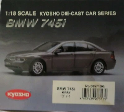 BMW 745i 1/18  Kyosho - Dark  Gray -  New  - Image 1 of 4