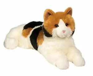 PUZZLE the Plush CALICO CAT Stuffed Animal - by Douglas Cuddle Toys - #2030 - Picture 1 of 3