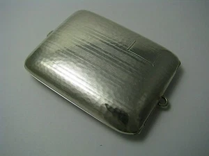 WATROUS STERLING SILVER MATCHBOOK CASE MATCHBOX HOLDER FOB ca1930s No Mono Rare! - Picture 1 of 12
