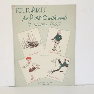 Partition piano course poney vintage 1936 par Bernice Frost - Photo 1/14