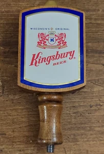Vintage Kingsbury Beer Tap Knob Tapper Handle Sheboygan Manitowoc WI - Picture 1 of 5