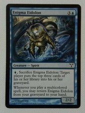 Enigma Eidolon - Dissension - Magic the Gathering MTG Regular Common Spirit