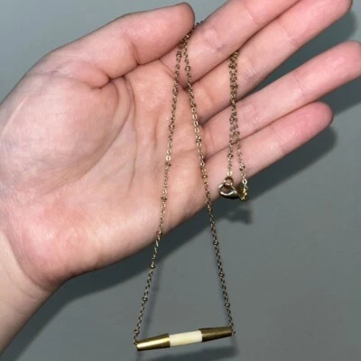 ✨Collar de latón chapado en oro Vanessa Mooney Foto 1 de 3