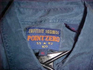 VINTAGE MEN'S POINT ZERO HOTEST SERIES BLUE JEAN BLUE SILK SHIRT SIZE XL - Picture 1 of 7