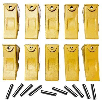 BDI WEAR PARTS 10 Pack X156L Dirt Teeth Bucket Teeth Long with 10 Pack P156 Roll Pins
