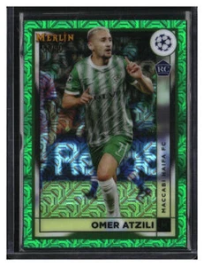 2023 Topps Merlin Chrome UCC #72 Omer Atzili Green Mojo /99 - Bild 1 von 2