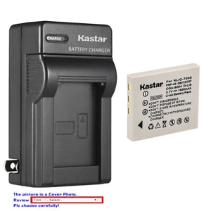 Kastar Battery Wall Charger for Benq DLI-102 BENQ DC X600 X600 RICOH Caplio 10G - Picture 1 of 11