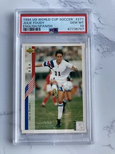 1994 Upper Deck World Cup USWNT #271 Julie Foudy RC PSA GEM MINT 10 (pop:23) - Picture 1 of 2