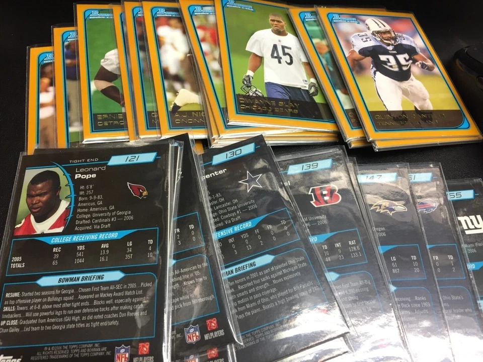 Thick Gold - 2006 Bowman Football ROOKIE Card - Mint ($2 Minimum Order Required) - Image 1 of 1