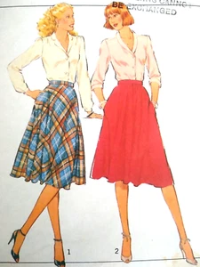 Vintage 1980s Style Bias-Cut Skirts Sewing Pattern 2983 Waist 26.5" 67cm UNCUT - Picture 1 of 3