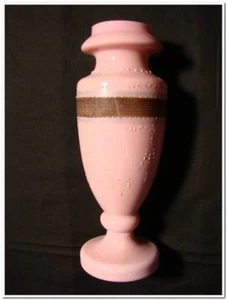 Hyazinthenvase - Milchglas, rosa überfangen. 19.Jh. - Picture 1 of 1