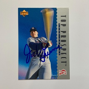 Auto RC TODD GREENE 1995 Upper Deck Signed Baseball Rookie Card Yankees