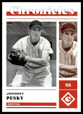 2023 Panini Chronicles #22 Johnny Pesky Boston Red Sox Baseball - Image 1 of 2