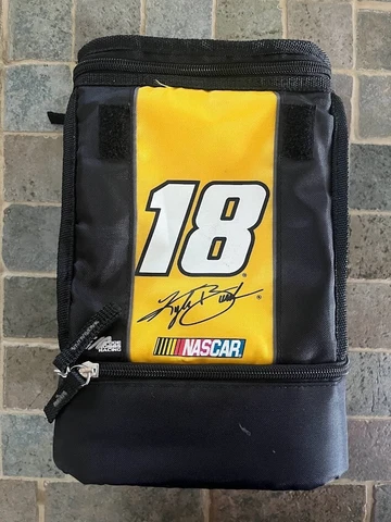 NEW Kyle Busch #18 Nascar Insulated Cooler Lunch Bag Tote  M&Ms Racing Foldable Cover