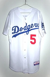 Majestic Auténtico Los Angeles Dodgers Nomar Garciaparra Home Jersey 40 Mediano - Imagen 1 de 5