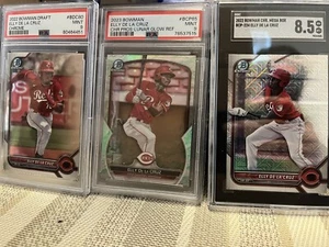 Elly De La Cruz 🌟LOT/3 ⭐️2022/23 Bowman Mojo Chrome Refractor Rookie RC SP - Picture 1 of 7