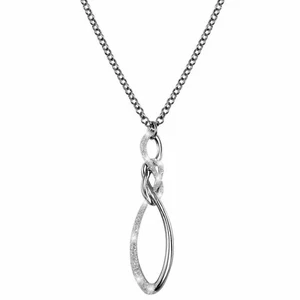 Collana STROILI ORO Couture Argento con pendente glitterato - Foto 1 di 2