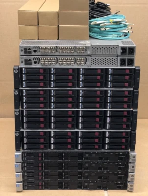 HP MSA 2040 DL360p Gen8 10Gbit iSCSI 254TB SAN 80-Core 1TB Server SAN Solution - Image 1 of 2