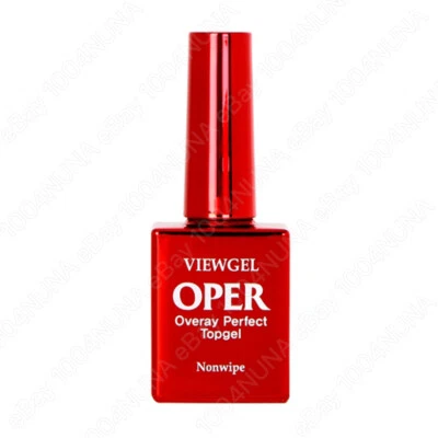 VIEWGEL OPER Gel Superior Sin Limpiar Coreano Arte en Uñas Esmalte Capa Superior Transparente UV LED Foto 1 de 2