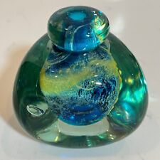 RARE Stunning Mdina Michael Harris "Sand & Sea" 3 Sided Perfume Scent Bottle