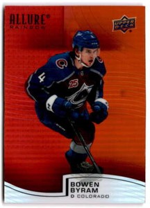 2021-22 Upper Deck Allure Rainbow Red-Orange #R-85 BOWEN BYRAM  Avalanche 