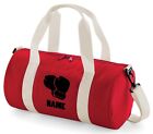 Personalised Boxing Barrel Bag Gloves Kick Boxing Sports Gym Kit Any Name Gift
