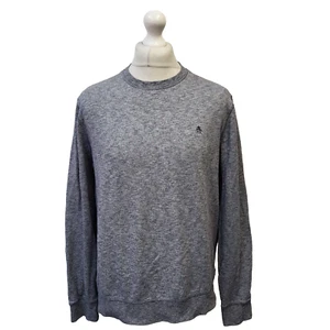 Penguin Blue Sweatshirt Crew Neck Long Sleeve Men's UK Size L K366 - Picture 1 of 7