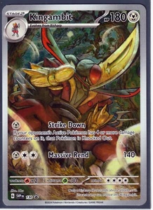 KINGAMBIT SVP 130 FÁBULA CUBIERTA POKEMON - ARTE COMPLETO - HOLO PROMOCIONAL - CASI NUEVO/M - Imagen 1 de 1