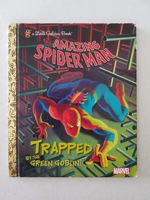 Little Golden Book - Marvel The Amazing Spider-Man Trapped By The Green Goblin! - image 1 of 4