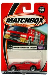 2001 Matchbox #56 Wheeled Envy Dodge Viper GTSR Concept - Picture 1 of 1