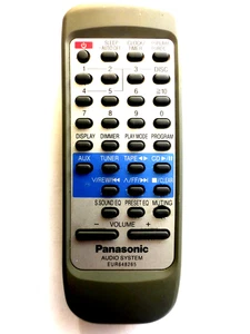 PANASONIC 5 CD HIFI REMOTE CONTROL EUR648265 - Picture 1 of 1