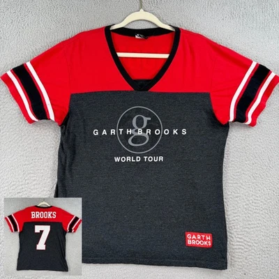 Футболка женская Garth Brooks 2XL World Tour с v-образным вырезом футболка - Изображение 1 из 4