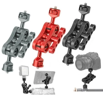 Universal CNC Aluminium 360° Swivel Ball Joint Mount For GoPro Hero9/8/7/6/5 - Image 1 of 4
