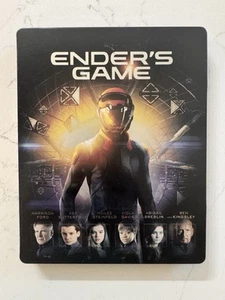 Ender's Game Steelbook (Blu-Ray + DVD + Digital) CIB Complete Harrison Ford Tin - Picture 1 of 3