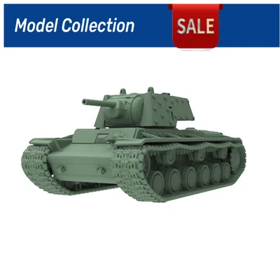SSMODEL 1/200 1/220 Military Model Kit  Soviet KV-1E Medium Tank - Image 1 of 4